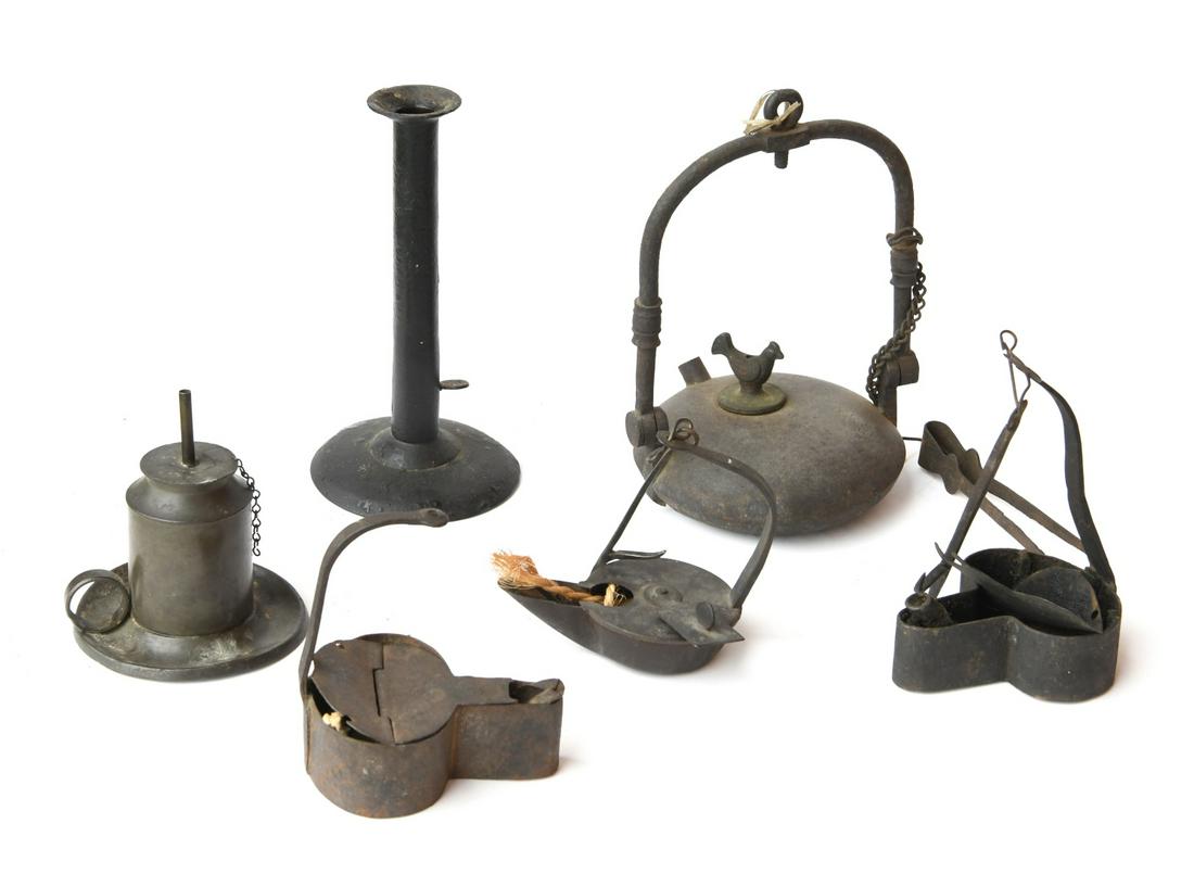 Early Iron Lighting Lot (1 of 2)