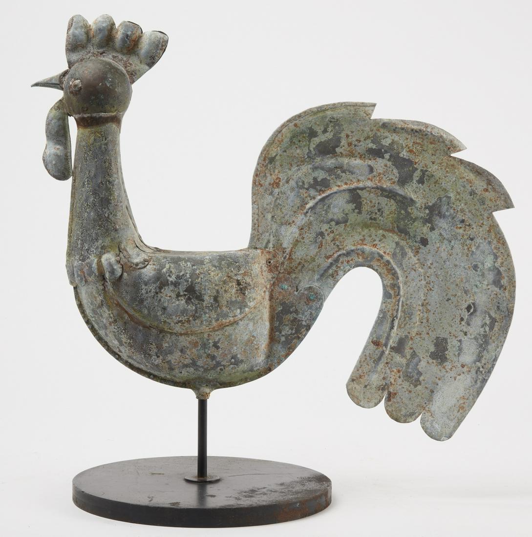 19th C. French Rooster Weathervane with Original (1 of 3)