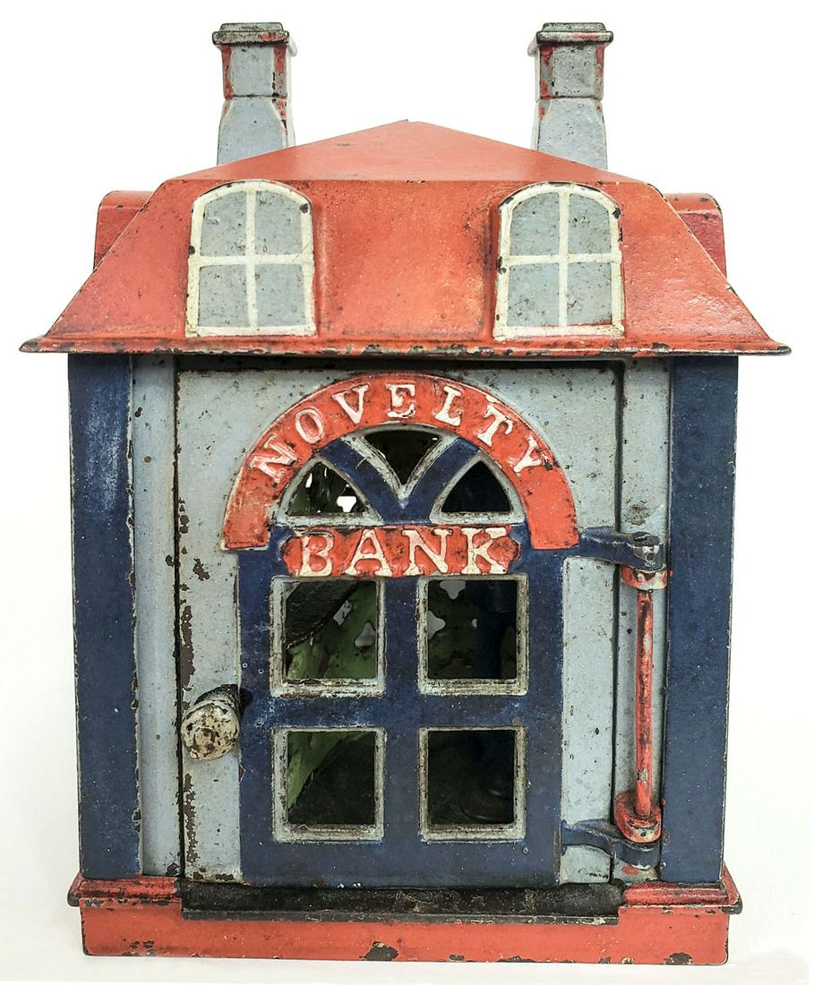 Fine Novelty Mechanical Bank Patent 1873 (1 of 7)