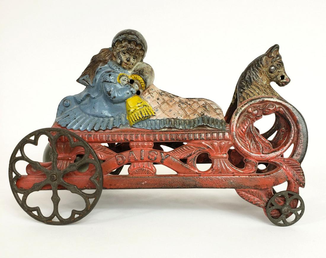Daisy Cast Iron Bell Pull Toy (1 of 5)