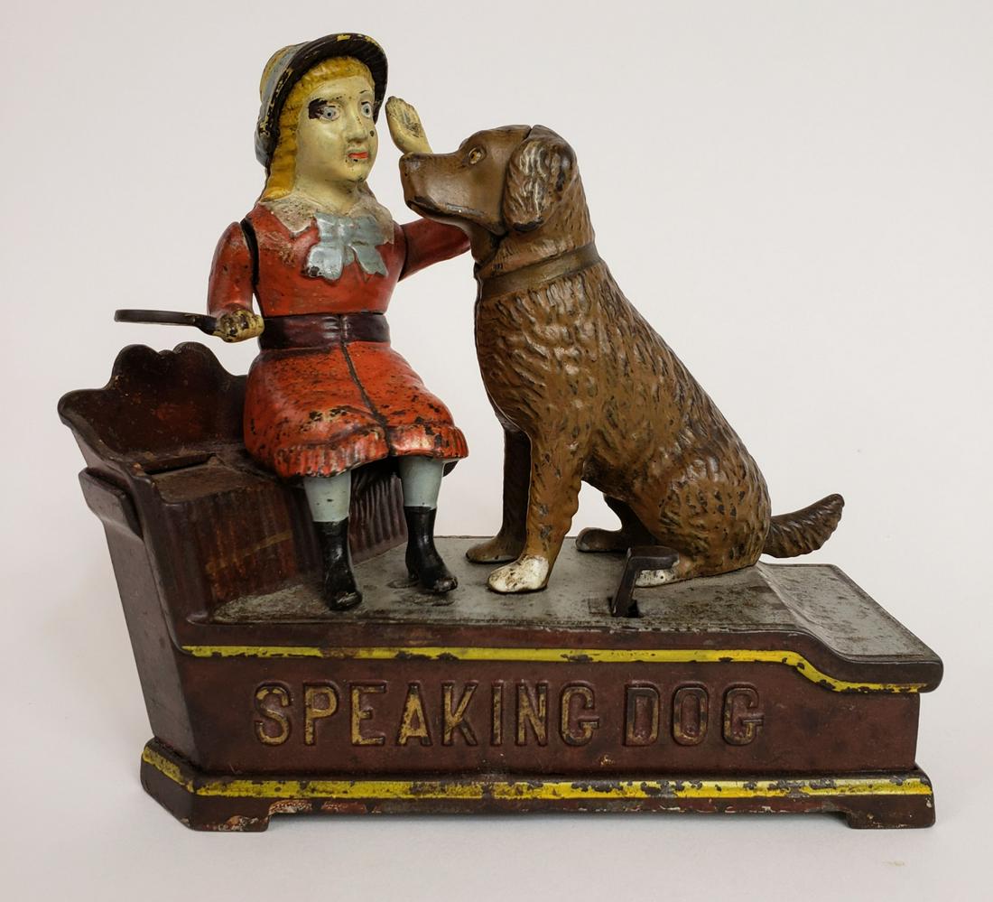 Speaking Dog Mechanical Bank Patent 1885 (1 of 5)