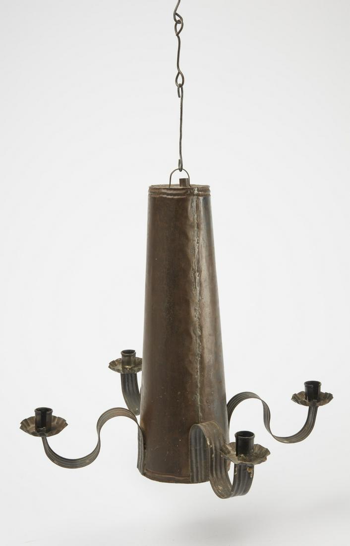 Copper Betty Lamp & Tin Chandelier (1 of 5)