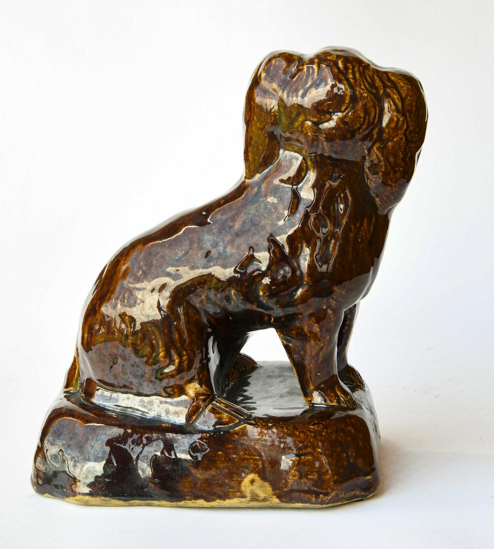 Bennington or Rockingham Dog (1 of 4)