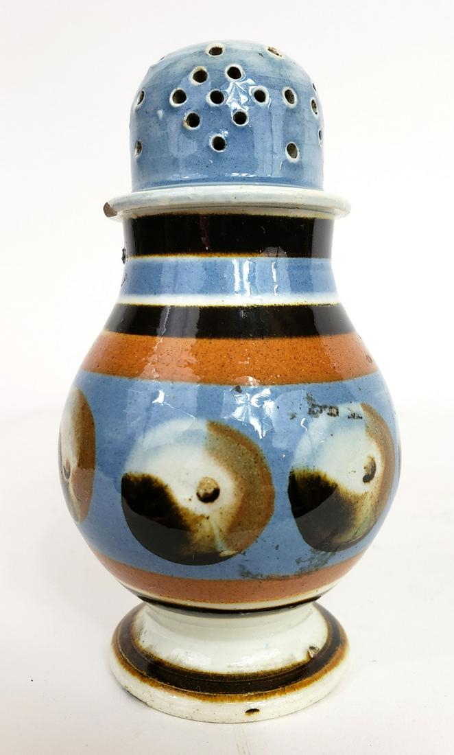 Mocha Cats Eye Pepper Pot c 1820 (1 of 6)