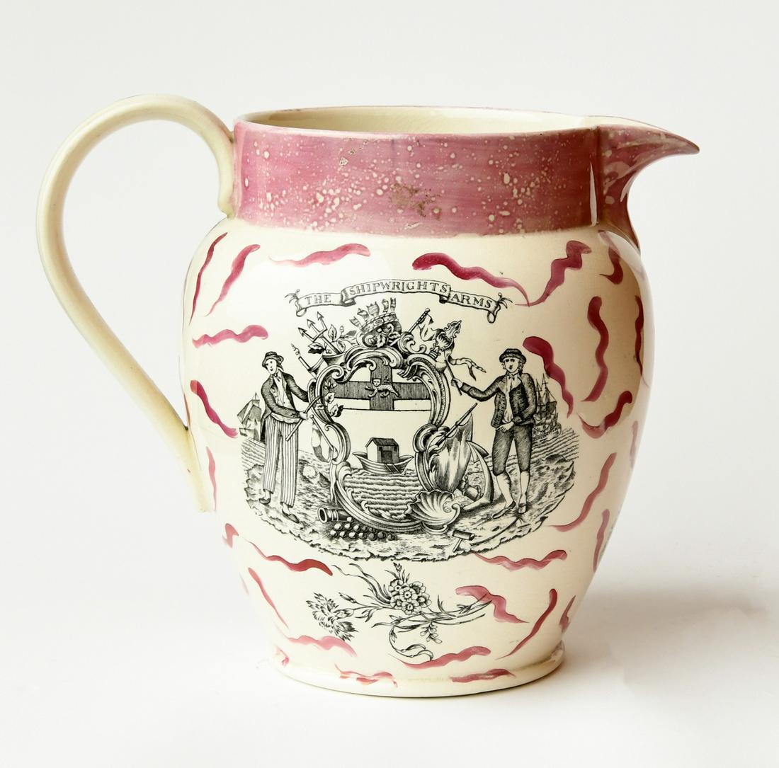 Historical Sunderland Luster Nautical Pitcher (1 of 6)