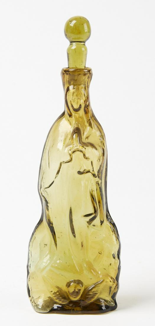 Early Blown Glass Madonna Bottle (1 of 3)