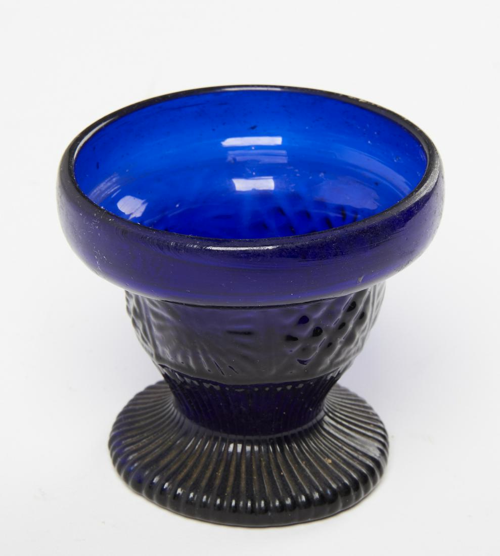Cobalt Blue Blown Glass Salt (1 of 3)