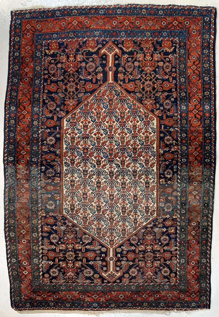 Older Oriental Carpet: Semi antique oriental carpet. Excellent condition. 76-1/2" x 55"