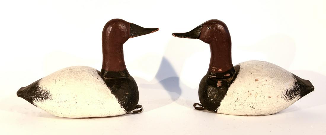 Pair of Canvas Back Decoys (1 of 4)
