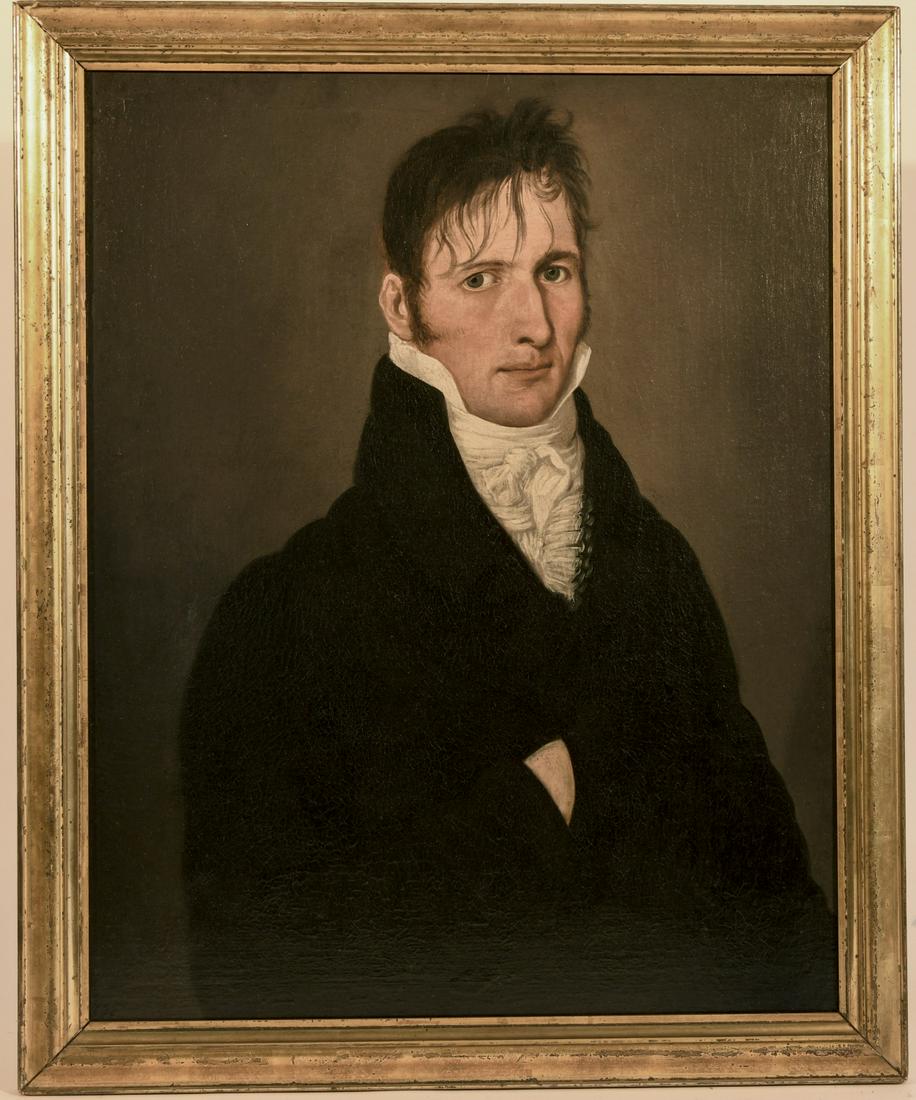 Early Folk Art Portrait of a Gentleman (1 of 6)