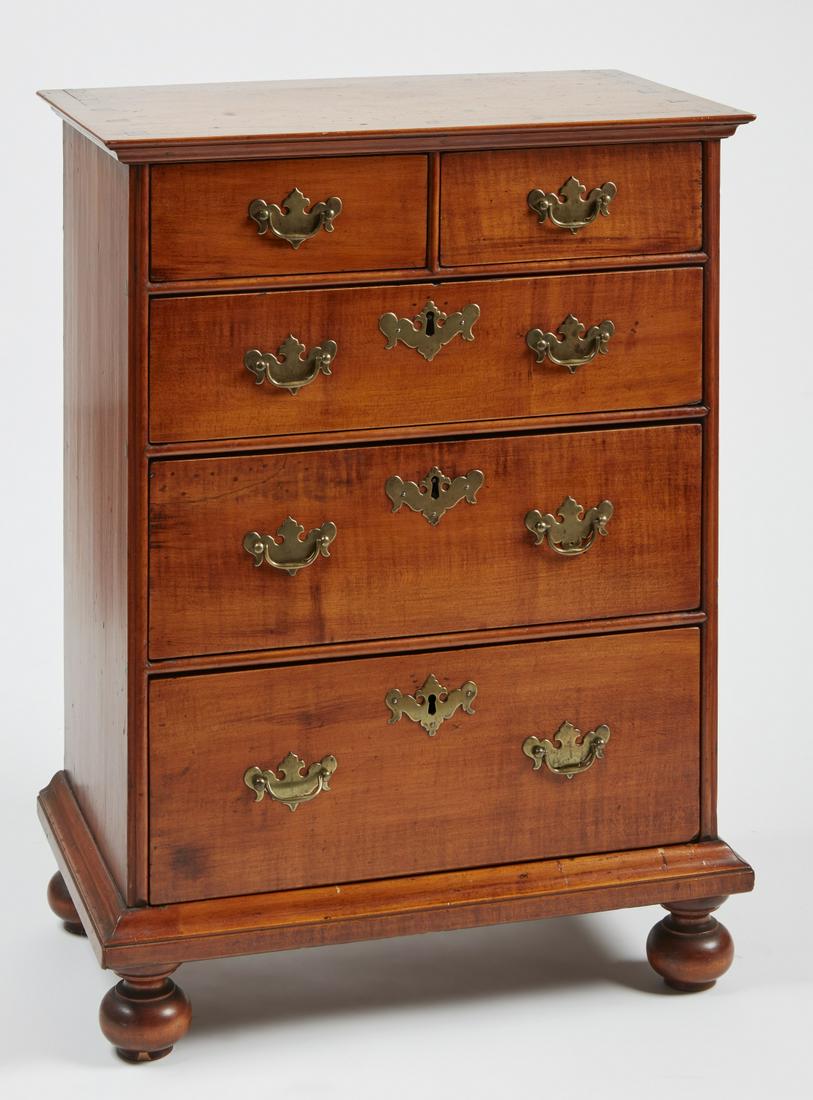 Small Early Ball Foot Chest (1 of 9)