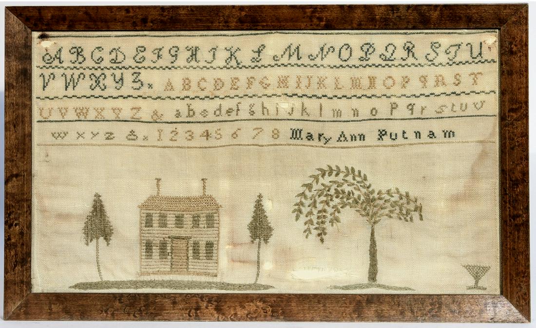Needlework Sampler - Mary Ann Putnam (1 of 1)