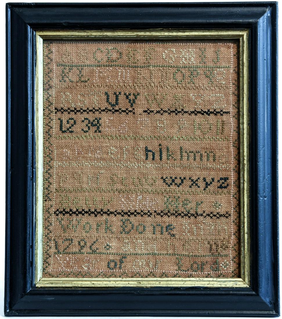 Needlework Sampler 1796 (1 of 1)