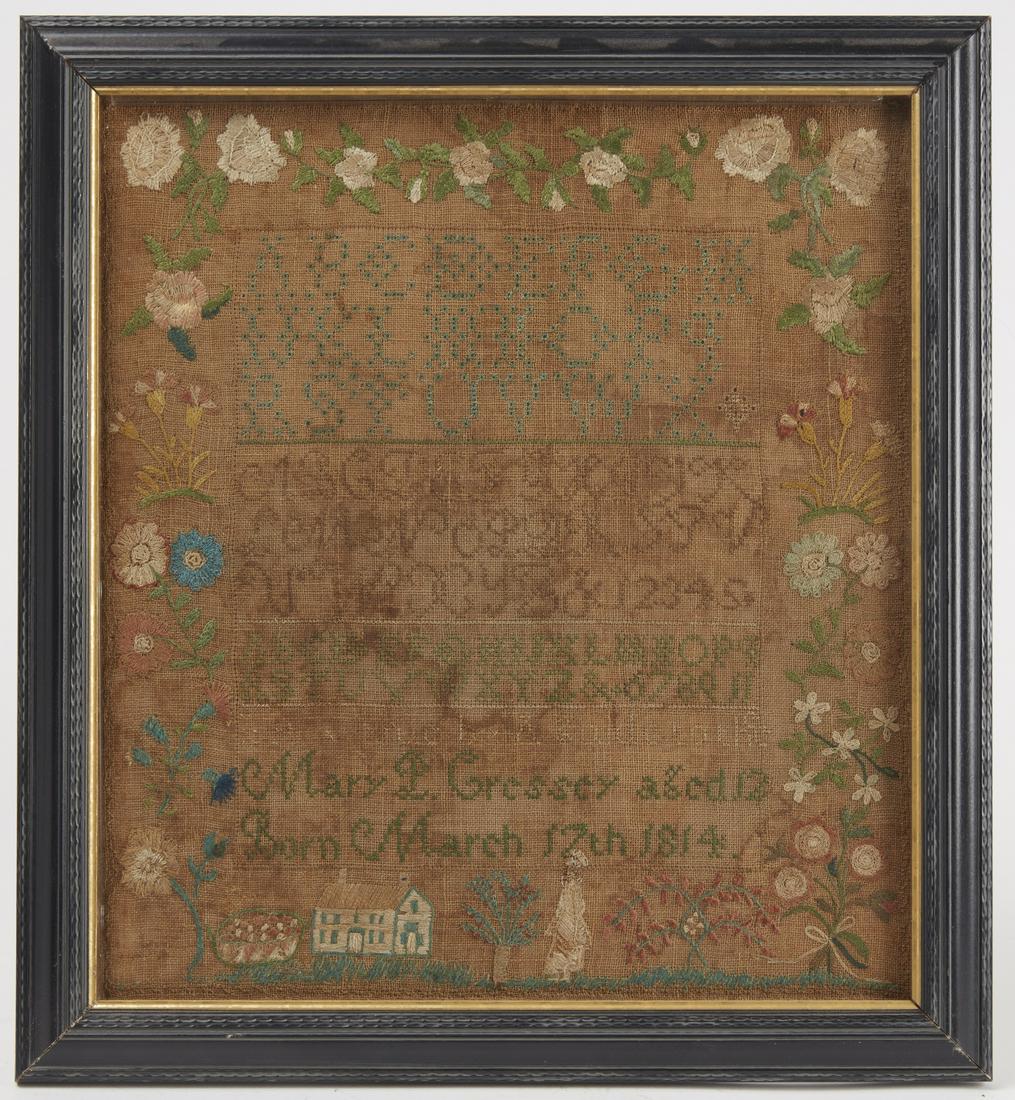 Needlework Two American Samplers (1 of 3)