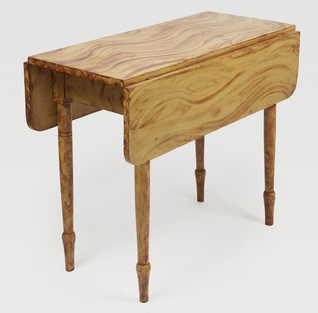 Paint-Decorated Drop Leaf Table (1 of 3)