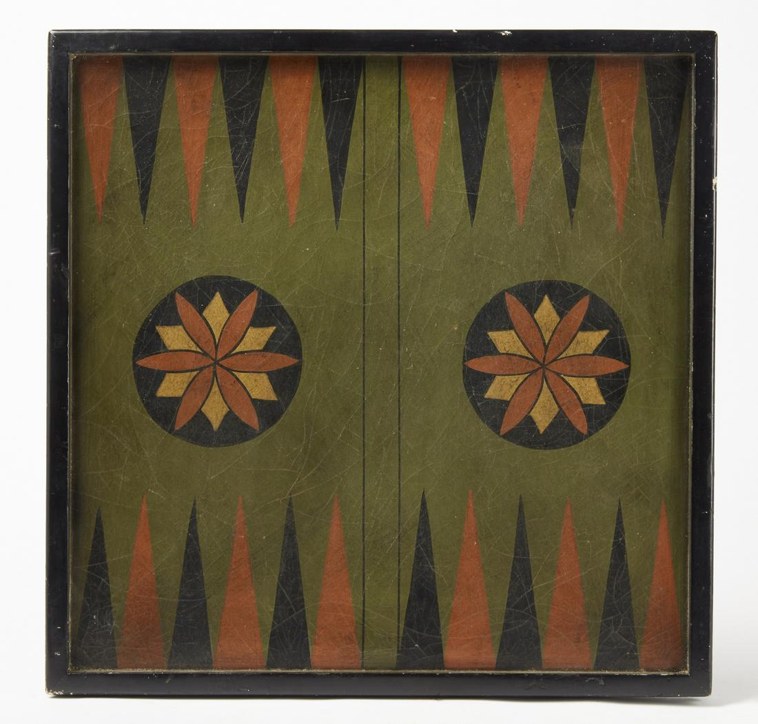 Backgammon Gameboard on Linoleum (1 of 5)