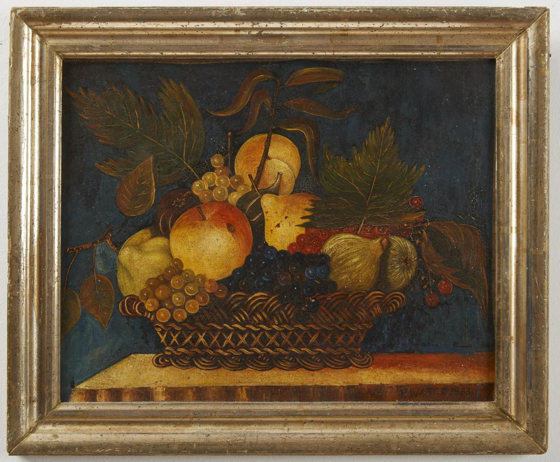 Fine Primitive Still Life Painting (1 of 5)