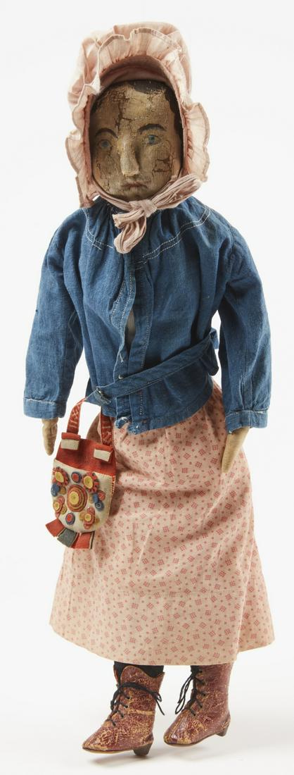 Early Cloth Doll with Painted Face (1 of 4)
