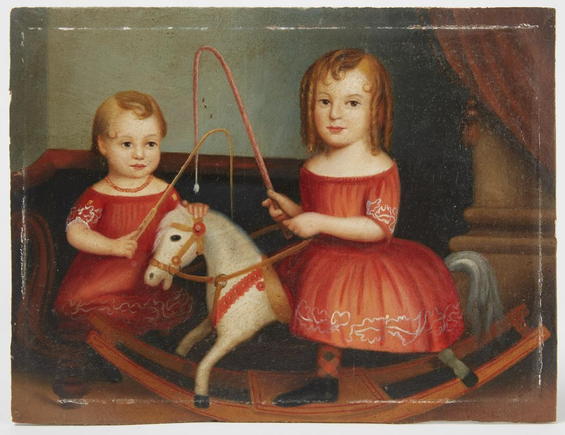 Miniature Portrait of Children on Panel (1 of 3)