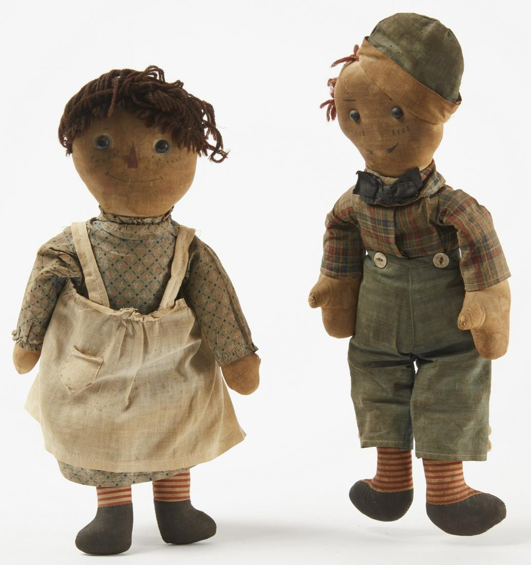 Volland Raggedy Ann & Andy Dolls (1 of 3)