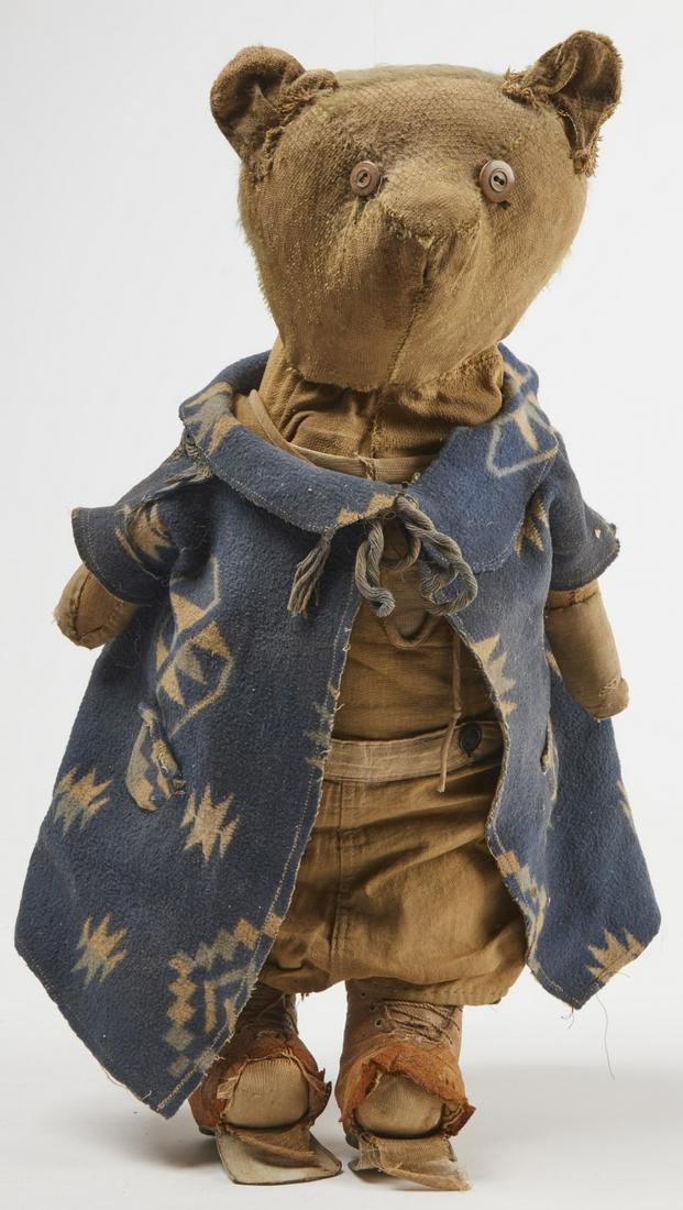 Large Early Hand Made Teddy Bear (1 of 4)