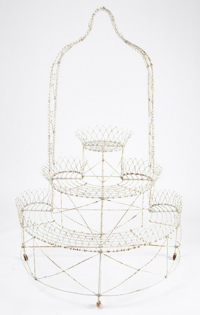 Victorian Wire Planter (1 of 2)