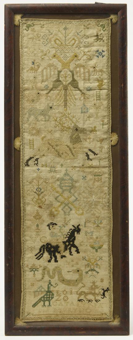 Two English Needlework Samplers (1 of 2)