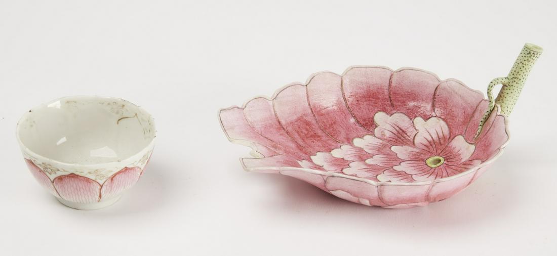 Antique Chinese Tea Cup and Bowl (1 of 5)