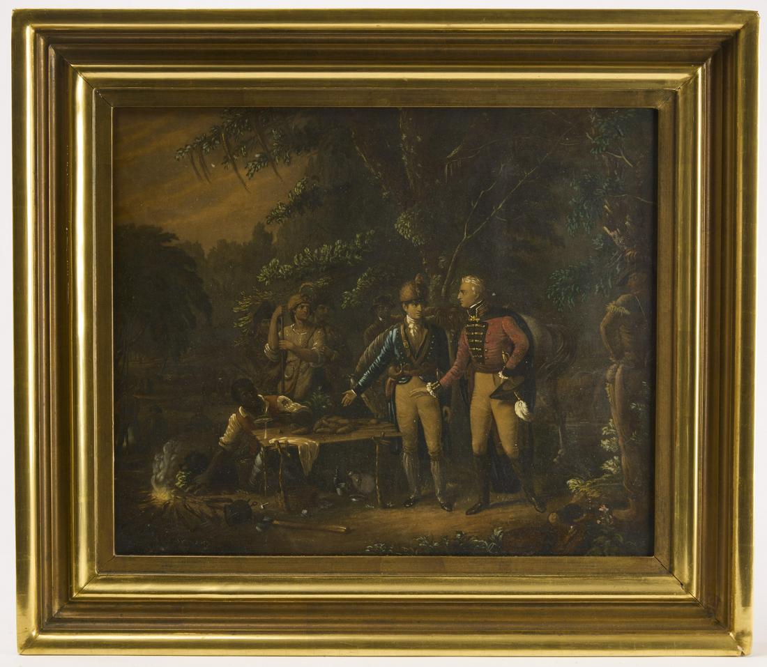 Gen. Marion in his encampment Engraving by J. Sartain (1 of 6)