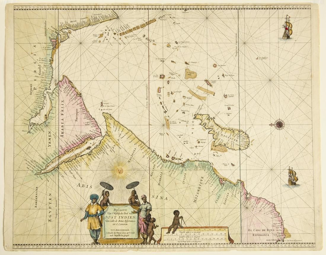 Map- Pieter Goos Oost Indien - 1666 (1 of 2)