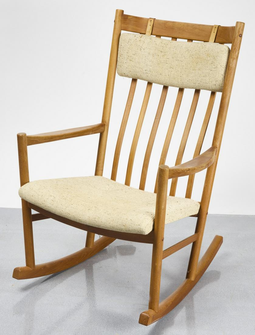 Hans Wegner TARM STOLE - MCM Rocking Chair (1 of 2)