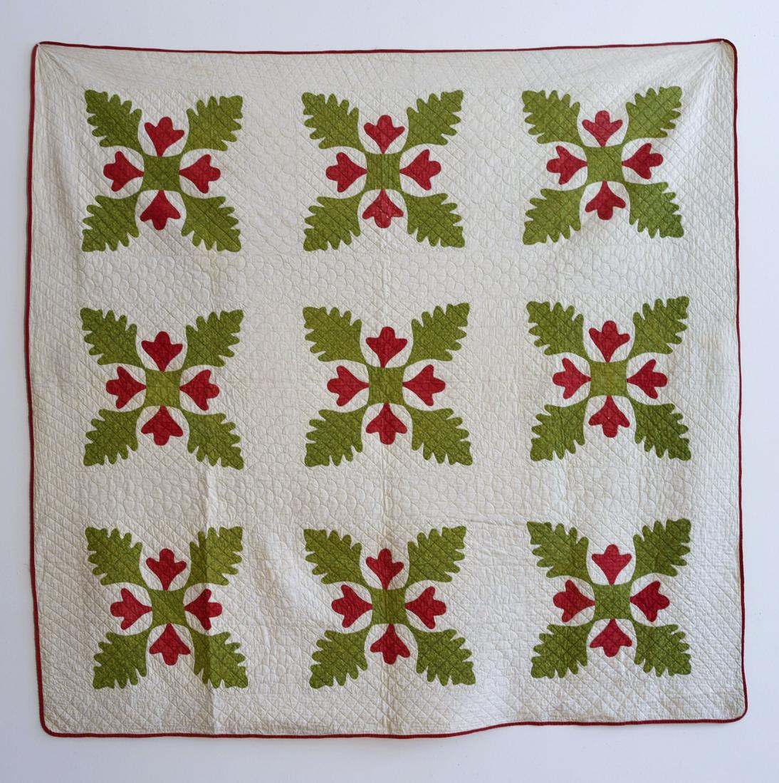 Princess Feather Quilt (1 of 3)