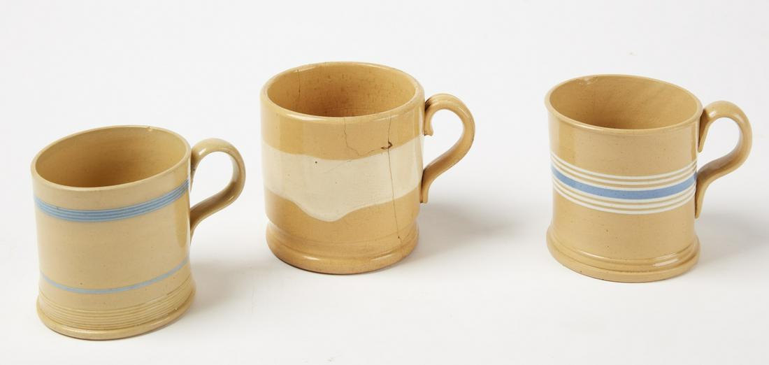 Three Yellow Ware Mugs (1 of 2)