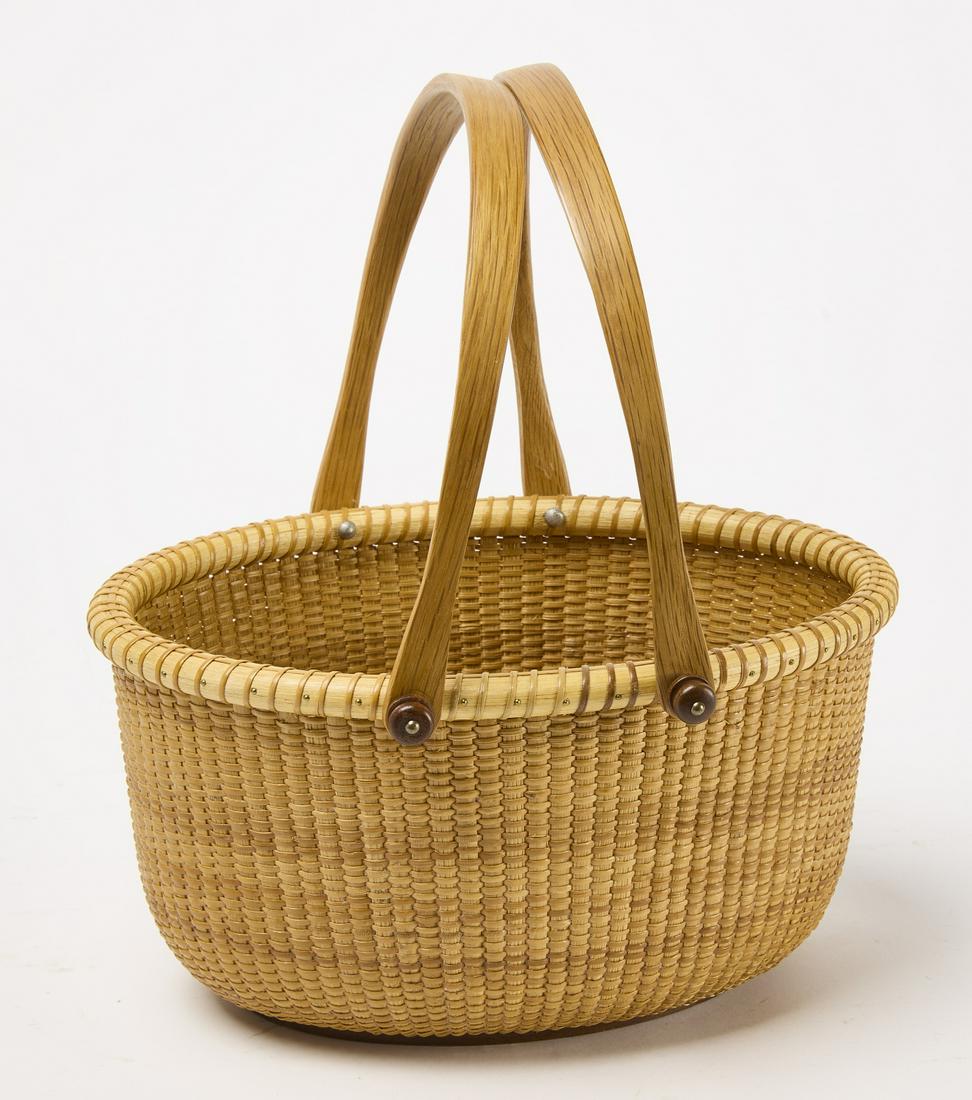 Contemporary Nantucket Basket Signed Rogerson (1 of 2)