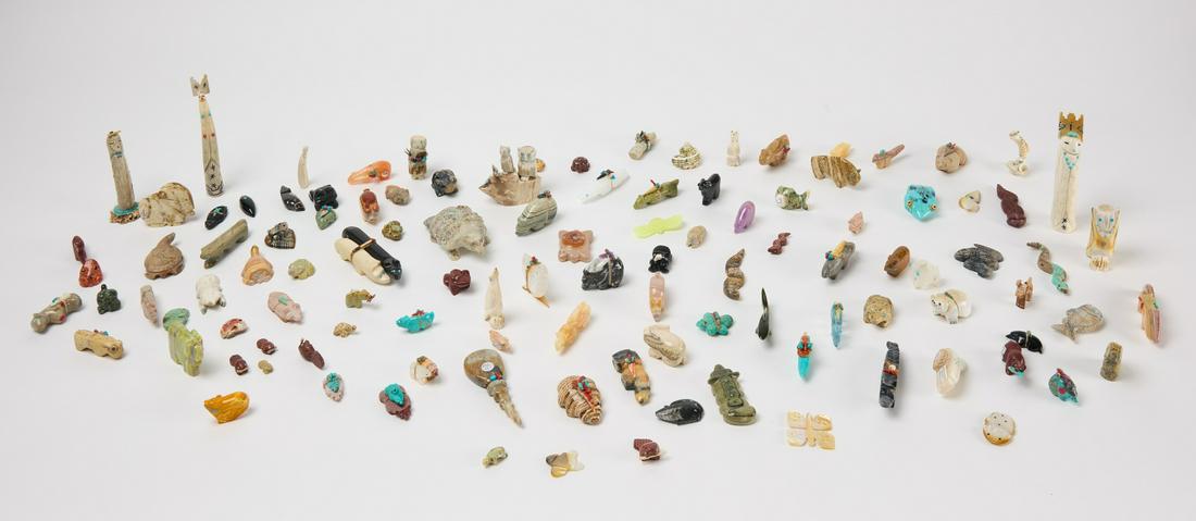 Large Collection of 20th Century Native Fetishes (1 of 7)