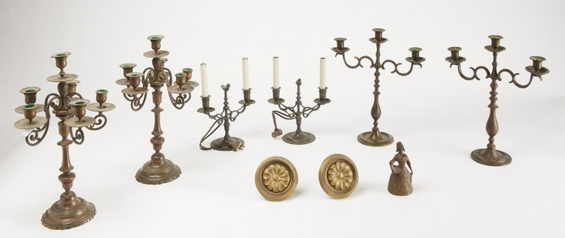 Brass Candelabras & More (1 of 6)