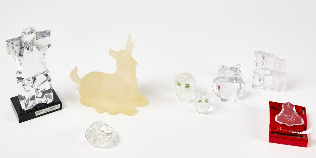 Collection of Lalique Daum and Baccarat Glass (1 of 5)