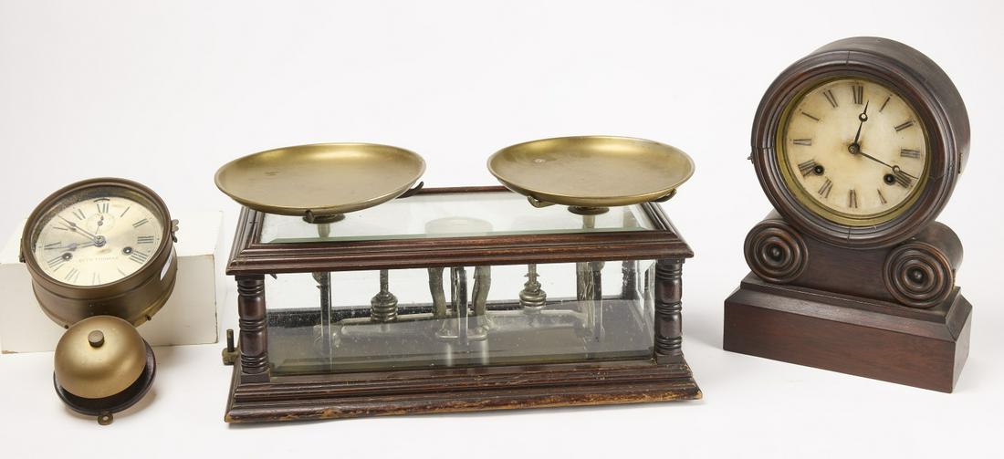 Two Antique Clocks and a Scale (1 of 1)