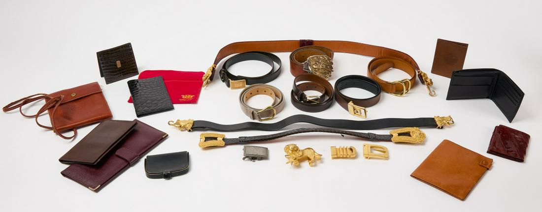 Lot Designer Belts and Wallets (1 of 5)