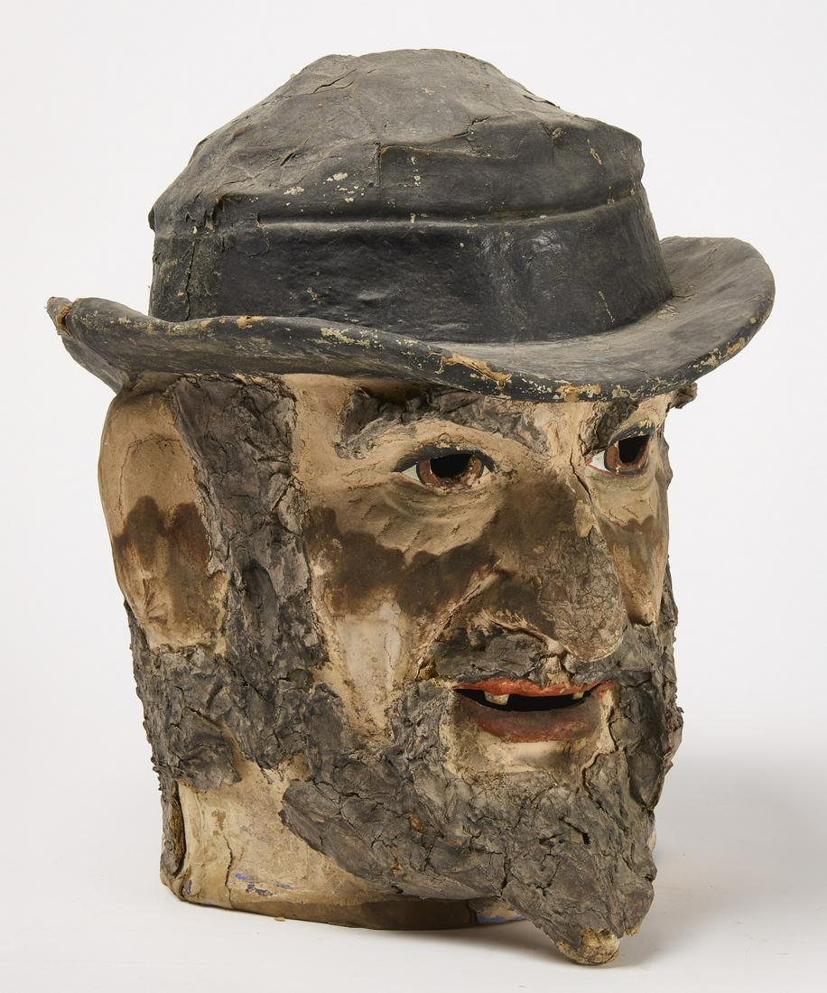 Antique Papier Mache Mask (1 of 4)