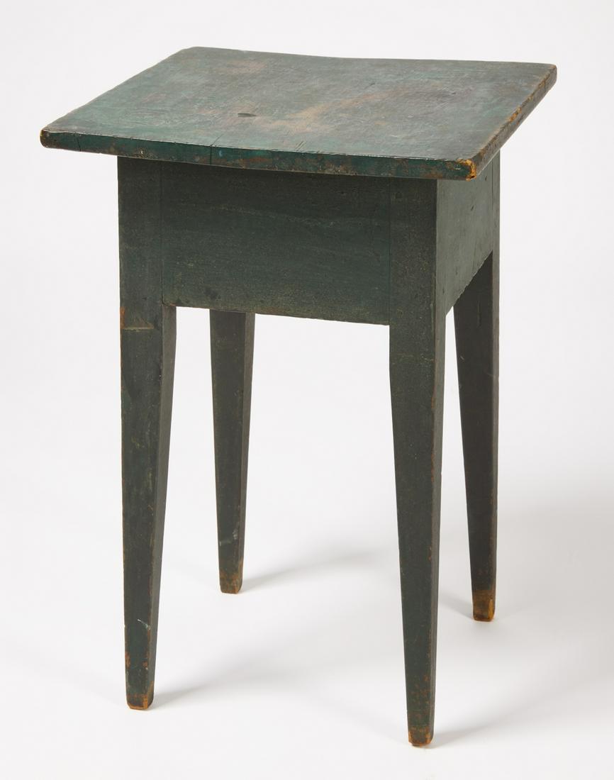 Tapered Leg Stand in Blue Paint (1 of 4)