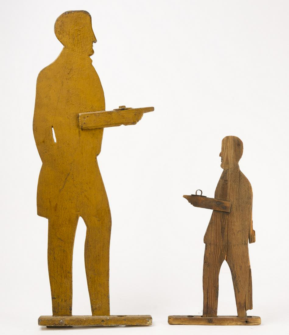 Two Early Wooden Figure Weathervanes (1 of 6)