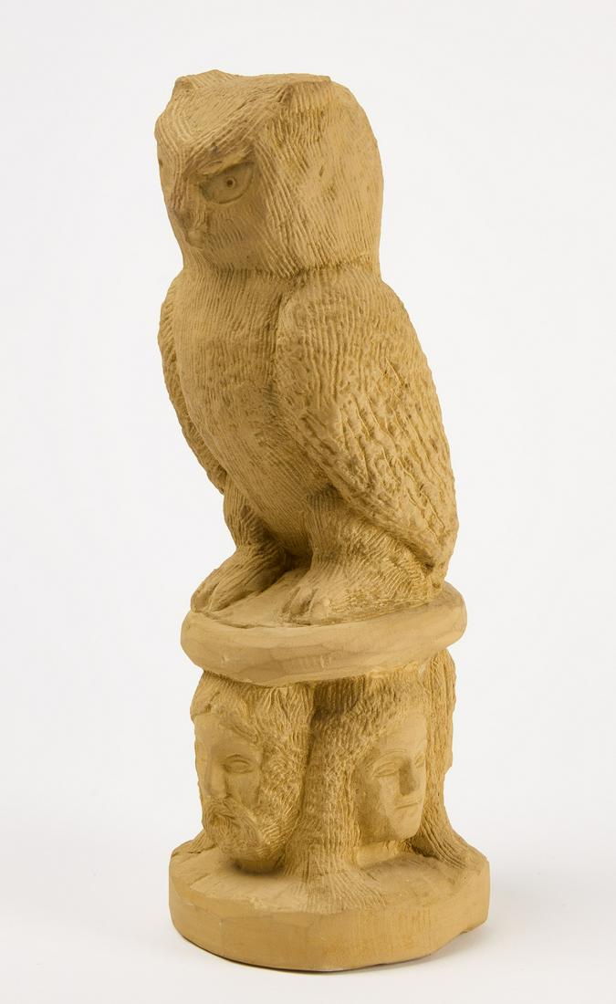 Popeye Reed - Carved Stone Owl (1 of 3)
