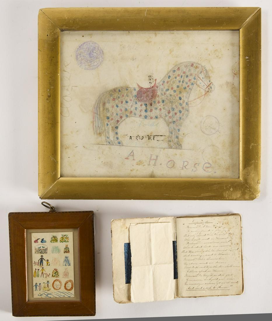 School Girl Diary with Watercolor (1 of 3)