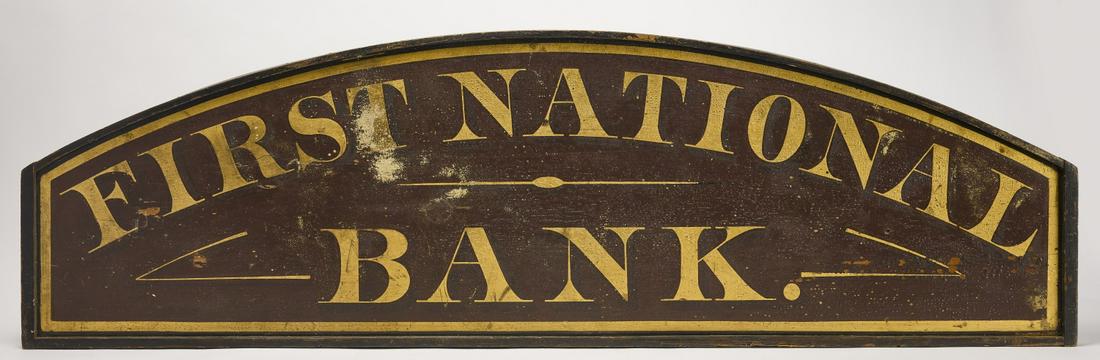 First National Bank Sign (1 of 3)