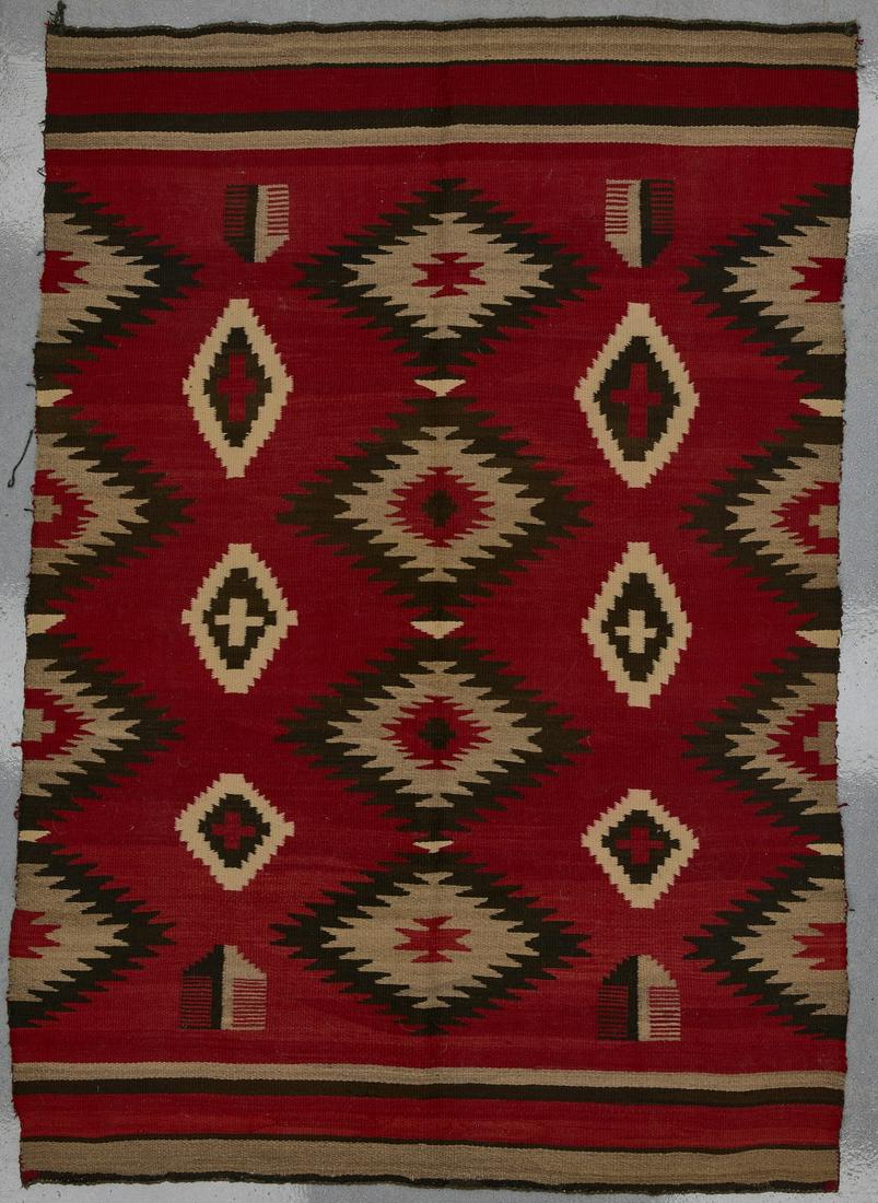 Navajo Transitional Weaving with Crosses (1 of 2)