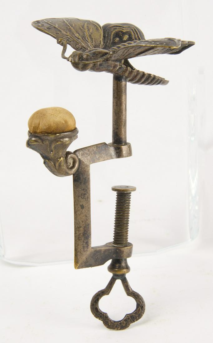 Early Metal Sewing Clamp - Butterfly (1 of 2)