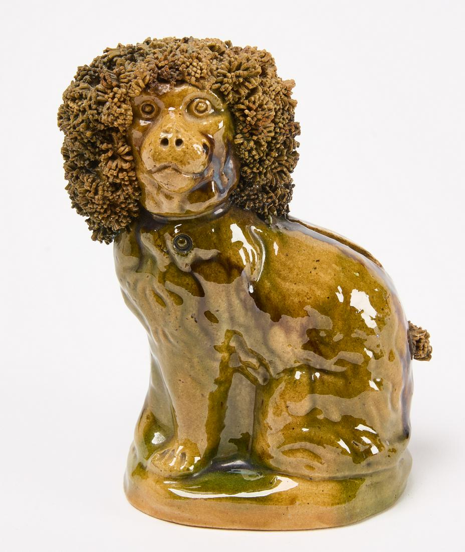 Redware Dog Bank (1 of 6)