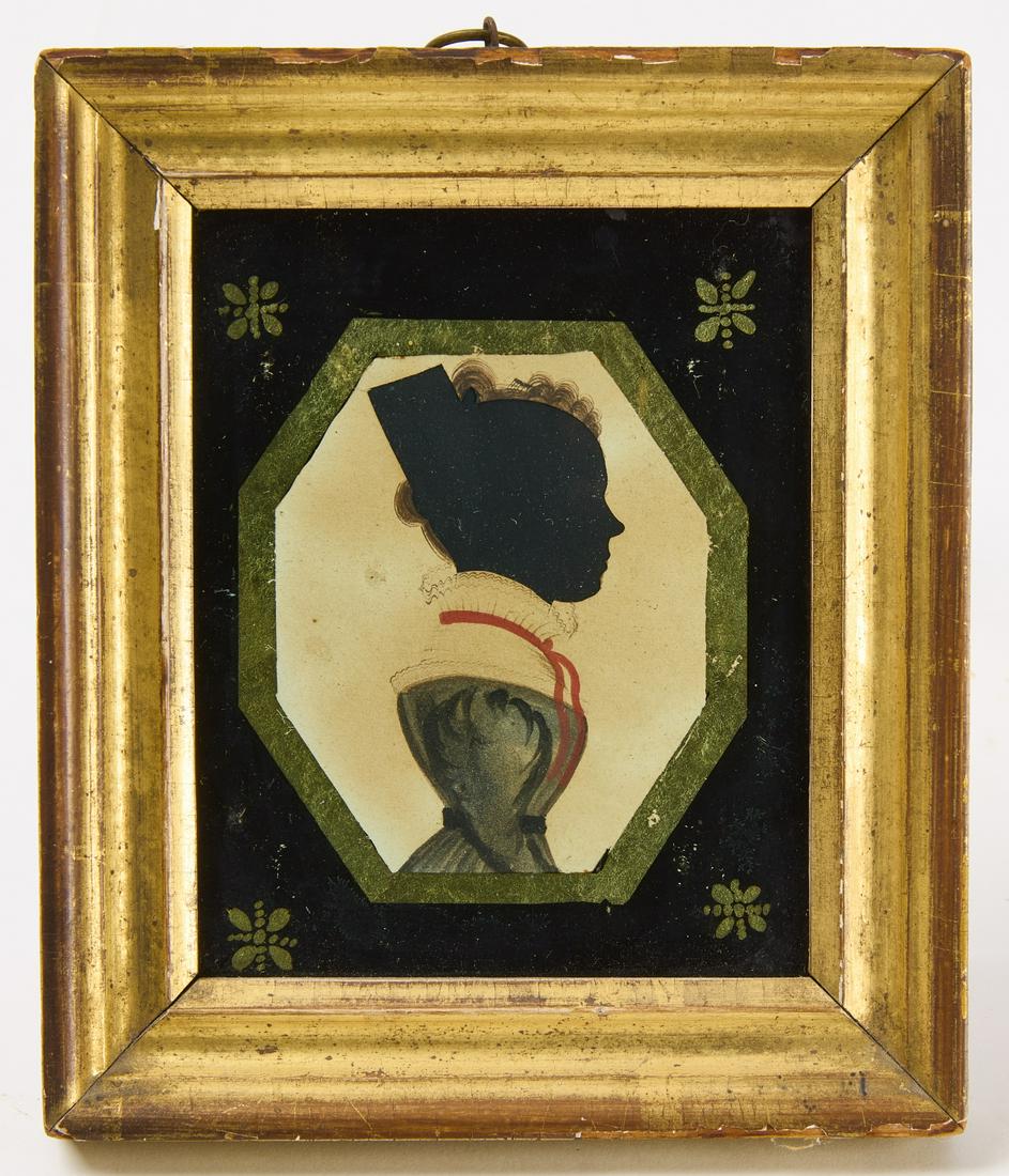 Miniature Silhouette Portrait of a Lady (1 of 2)