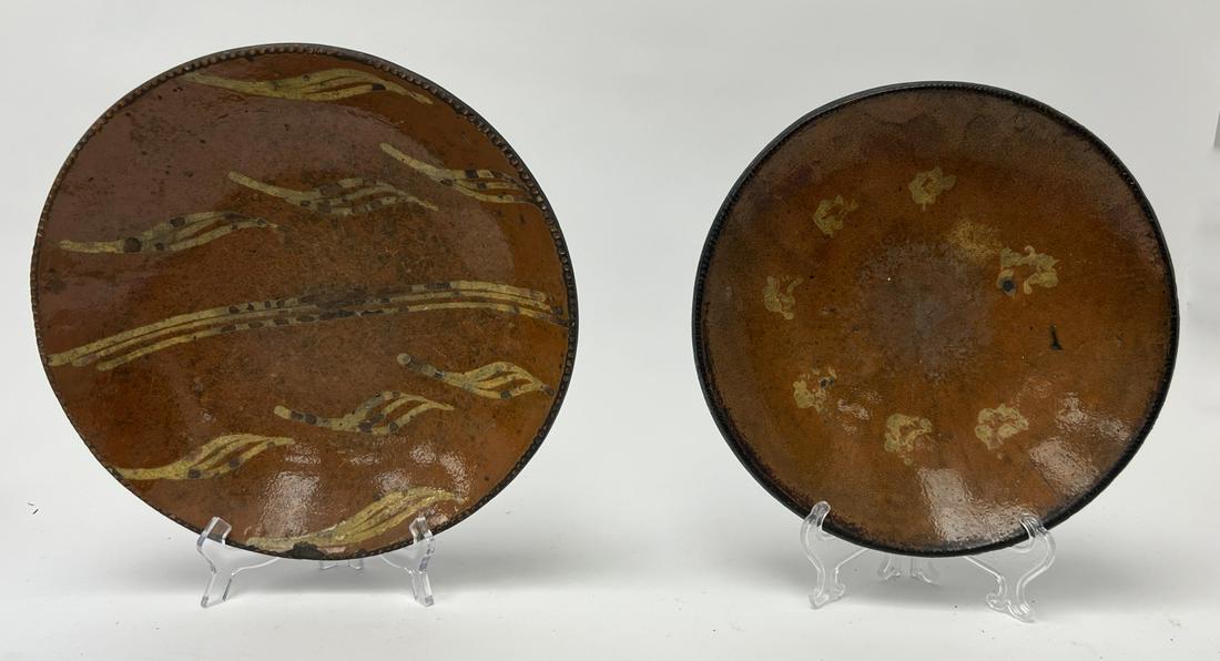 Two Slip Redware Plates (1 of 5)